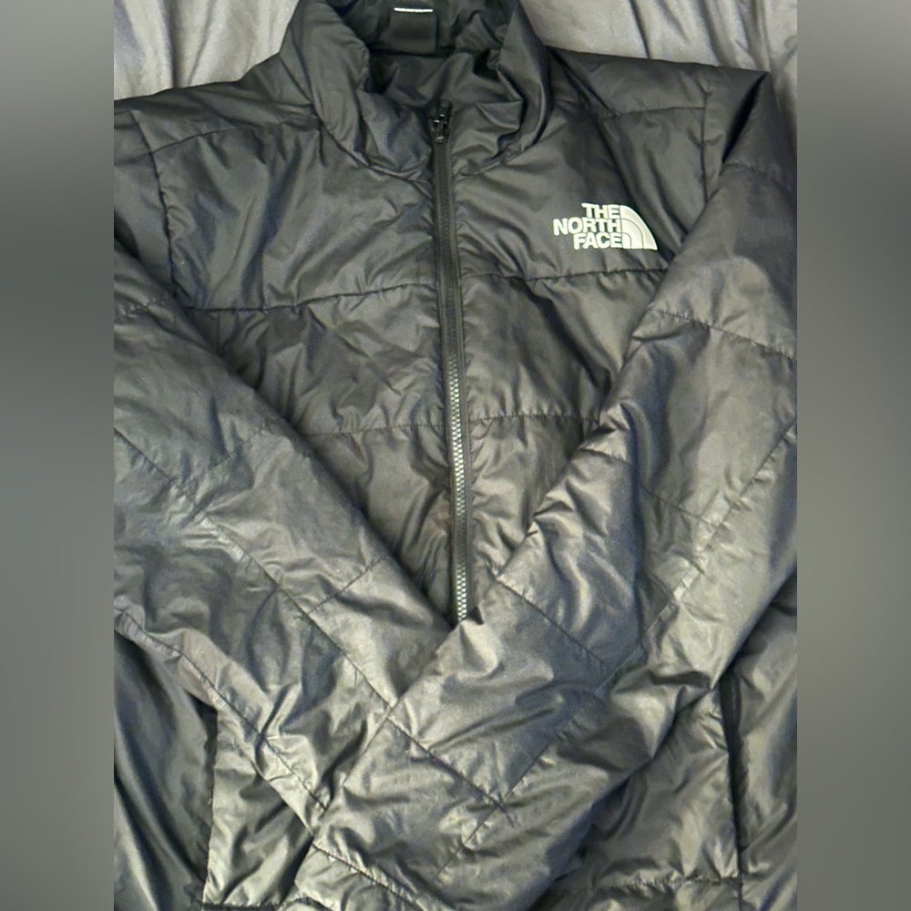 The North Face Mens Size Small Full Zip Black Quilted Insulated Jacket